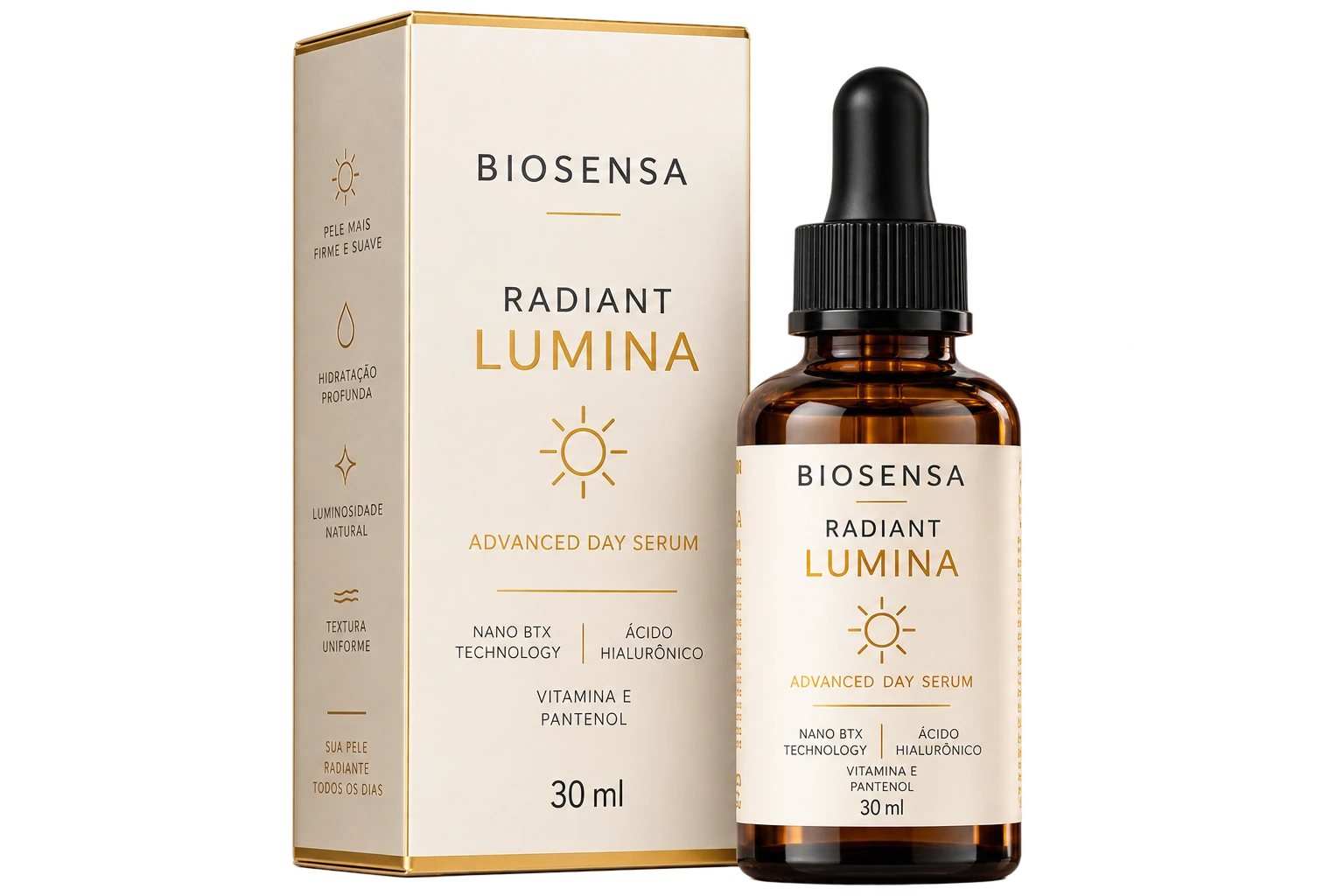 1 frasco de Radiant Lumina com embalagem original